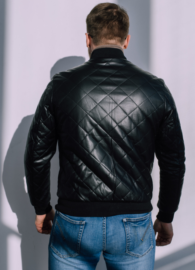 Куртка бомбер на молнии  модель № 22540 универмаг малина