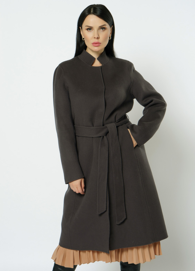 Пальто-жилет серого цвета модель № 2300/1 универмаг малина