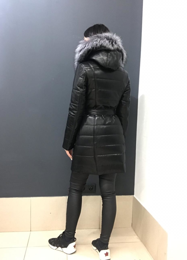 фото Пуховик с капюшоном модель № 8779