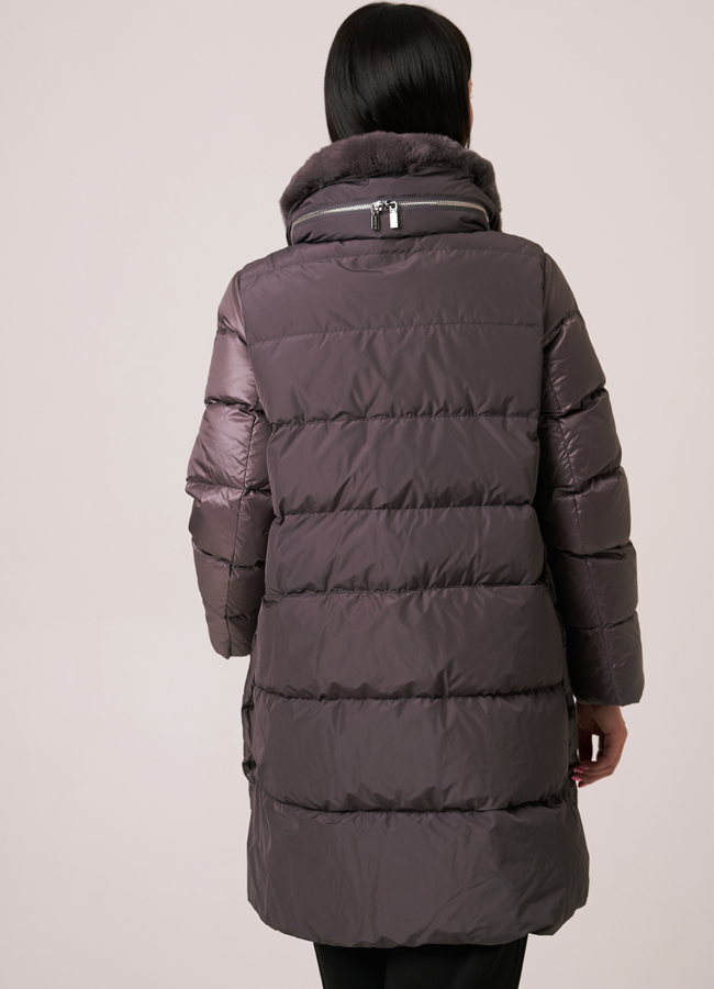 Пуховик DiegoM с меховой отделкой модель № Diego-M 758 в кредит