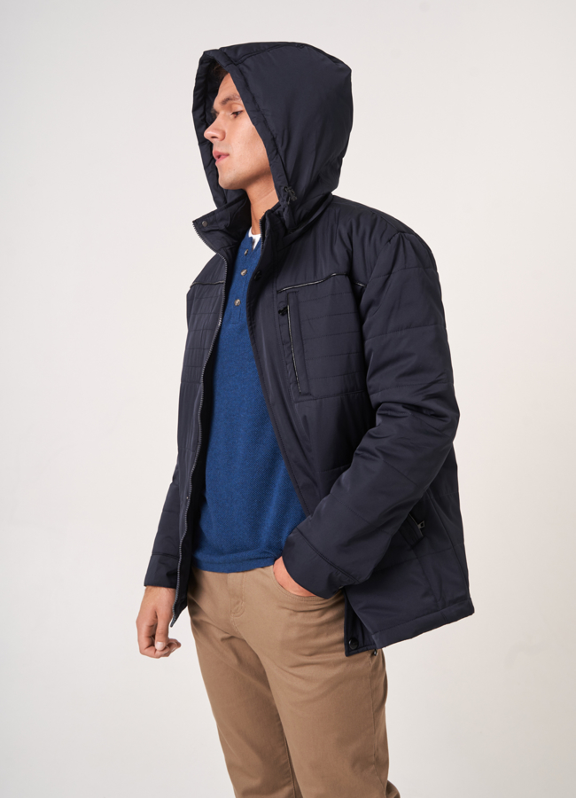 Куртка с капюшоном на молнии модель № 213 универмаг малина