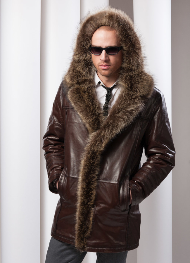 Дубленка мужская модель № DM-13 в рассрочку