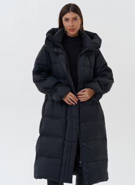 Женский пуховик с капюшоном