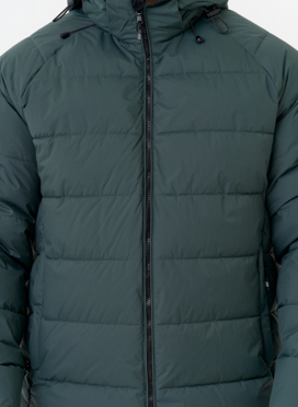 Мужской пуховик с капюшоном 