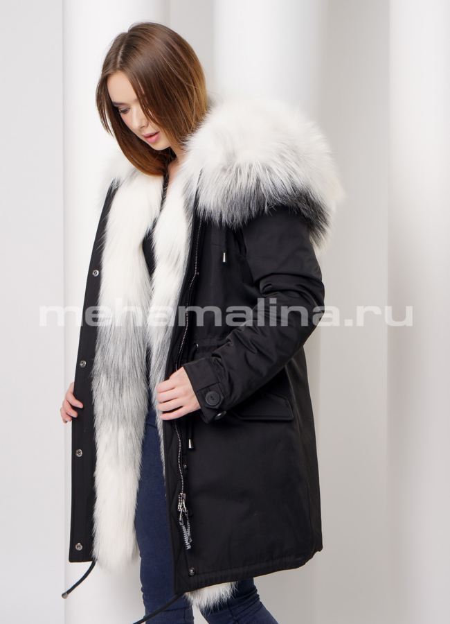 Парка Malina siberian wear модель № П-281 меха малина