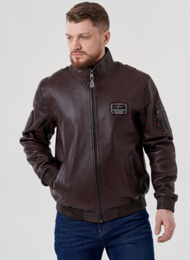 Мужская куртка из натуральной кожи 