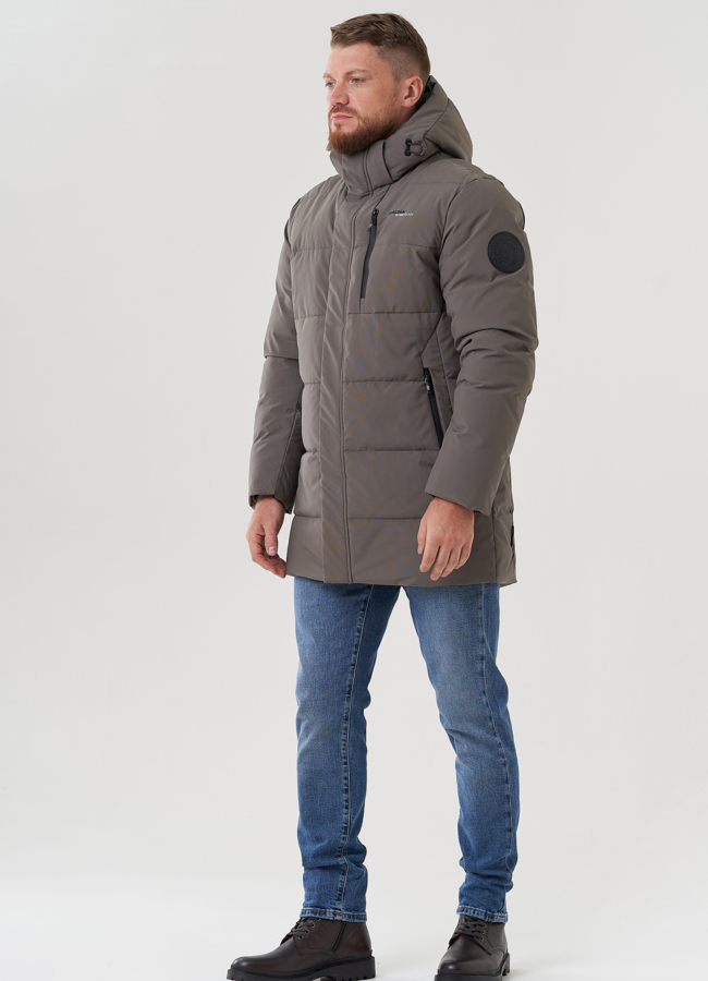 Пуховик мужской с капюшоном  модель № 82400, 82424 в рассрочку