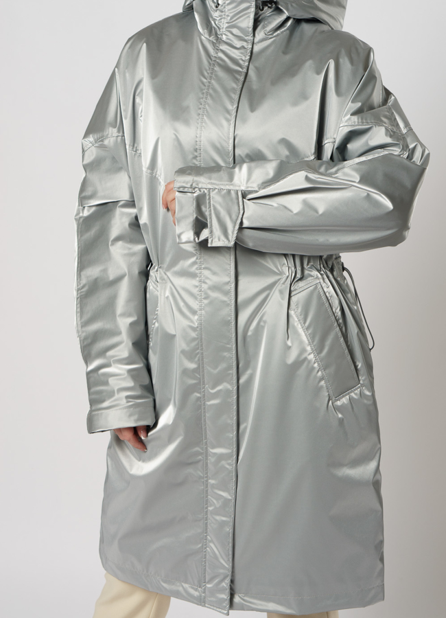 Плащ женский с капюшоном модель № 11446 универмаг малина