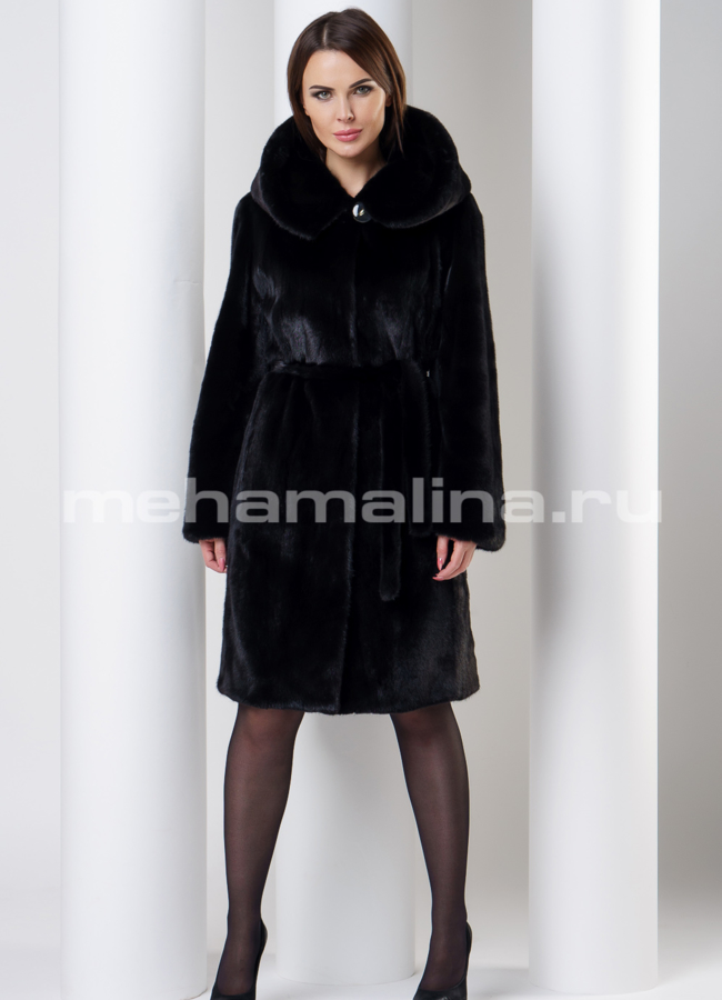 Шуба из скандинавской норки модель № S-556 в рассрочку