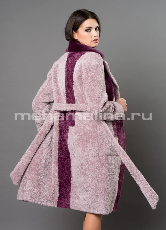 Дубленка Emilia Rinzi из астрагана модель № 3214-100 в кредит