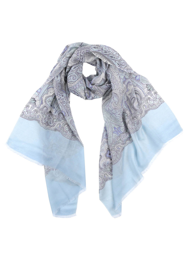 Платок модель № А-19 меха малина