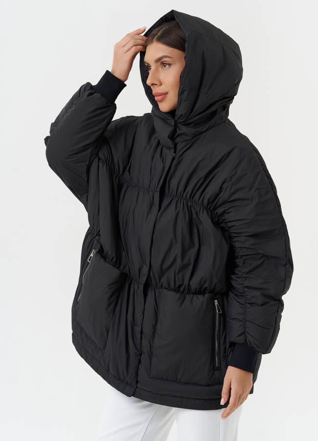 Женская куртка оверсайз модель № 27884 универмаг малина