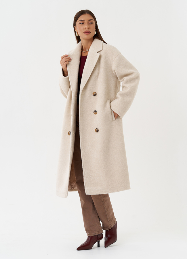 Женское пальто с английским воротником модель № 28311 универмаг малина