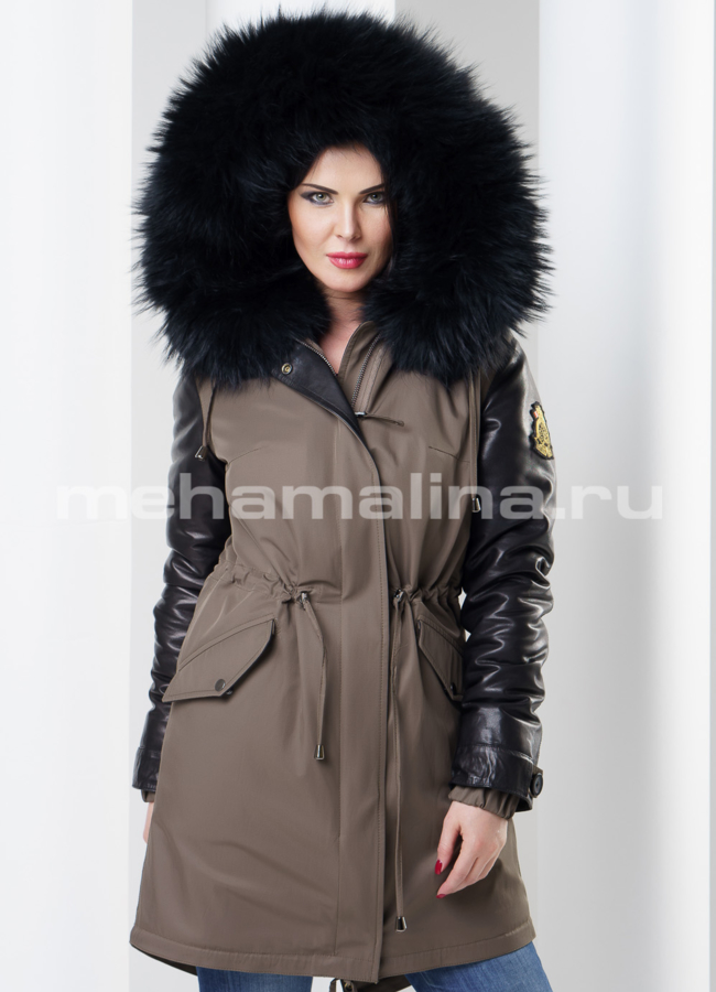 Парка женская модель № П-52 универмаг малина