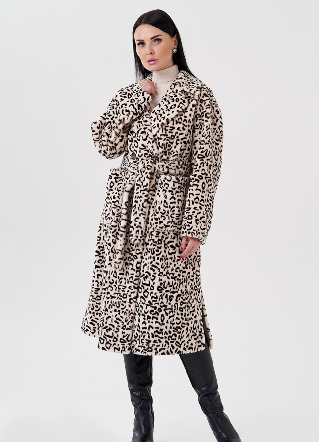 Женское пальто с английским воротником   модель № 24102 универмаг малина