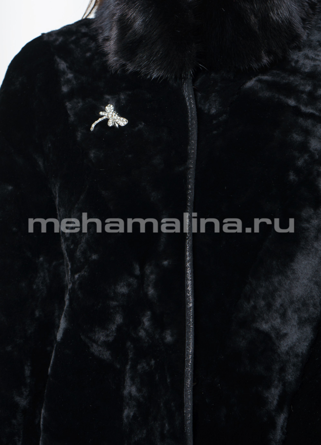 Шуба мутон модель № S-564 универмаг малина
