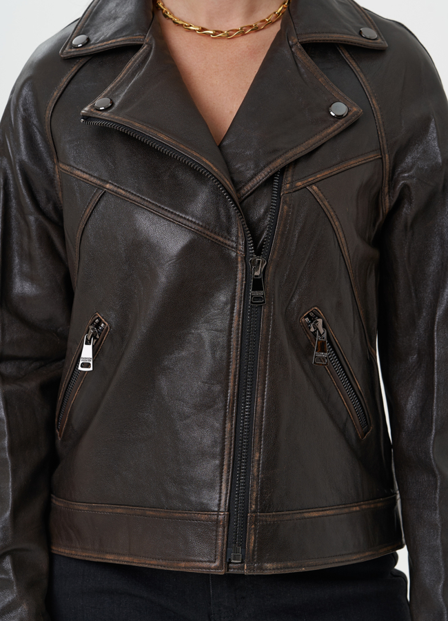 Кожаная куртка 