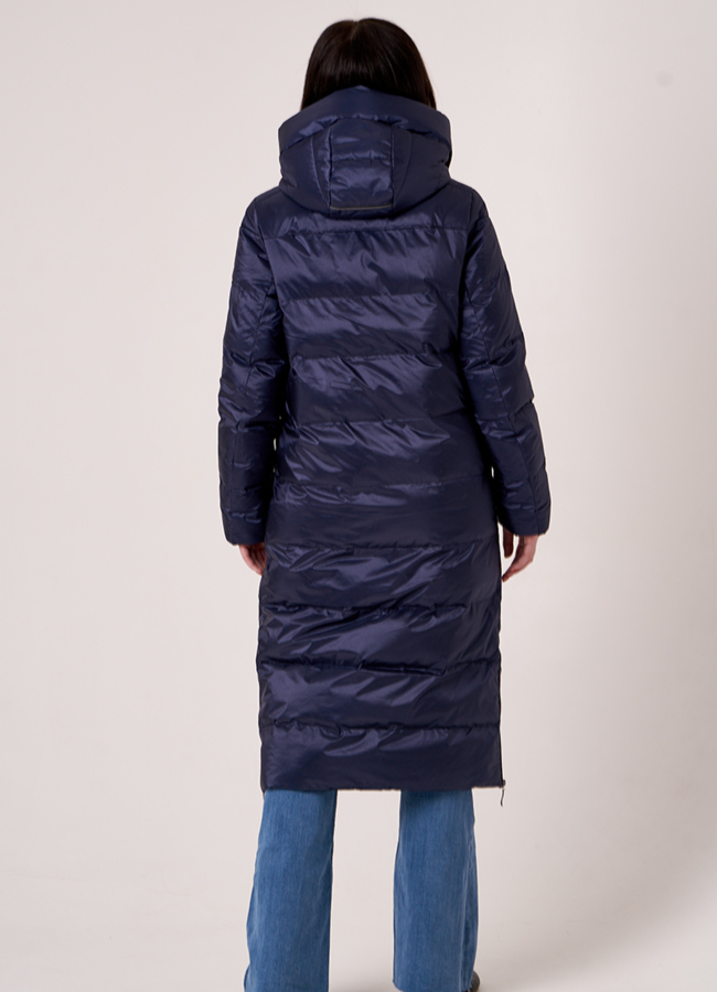 фото Удлиненная зимняя куртка модель № 3173