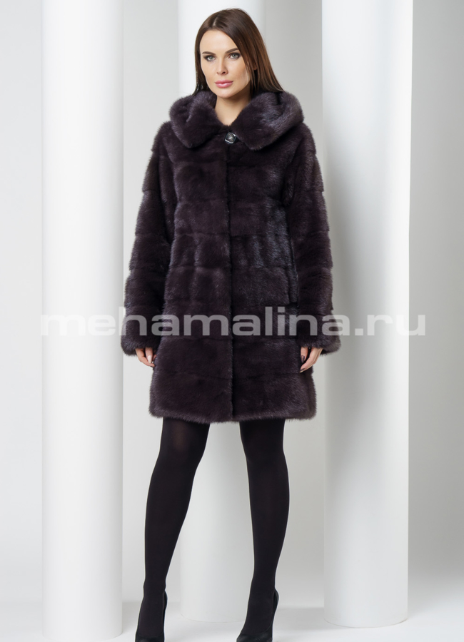 Шуба поперечная  модель № S-561 в кредит