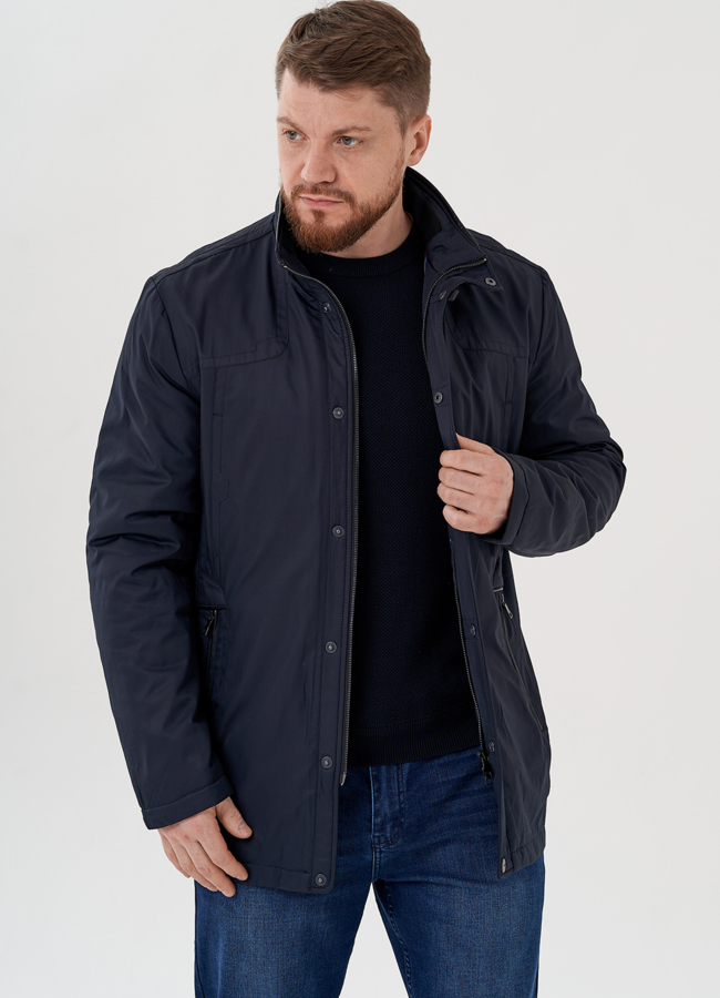 Куртка мужская синего цвета  модель № 24355 универмаг малина