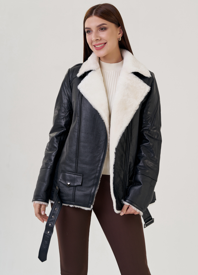 Куртка женская из натуральной кожи модель № 23260 универмаг малина