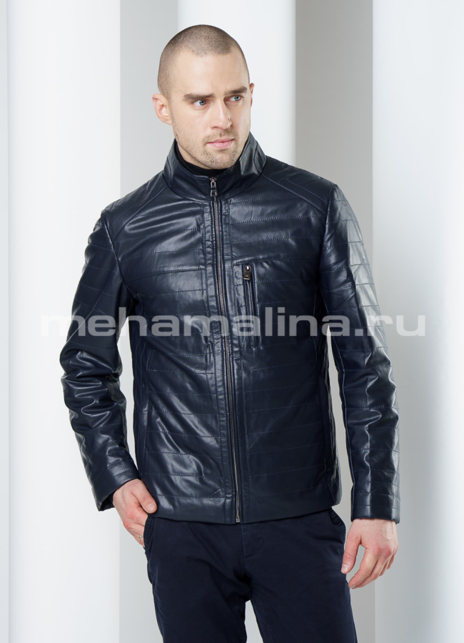 Куртка эко модель № KP-198 меха малина