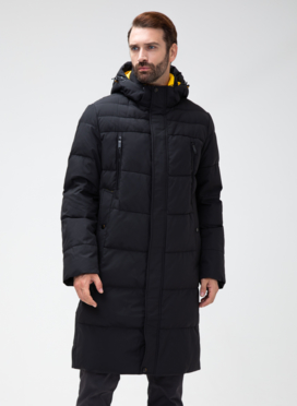 Мужской пуховик с капюшоном 