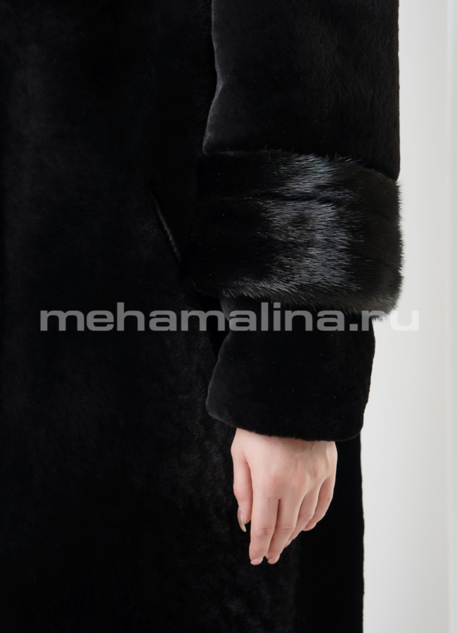 Шуба мутон модель № S-563 универмаг малина