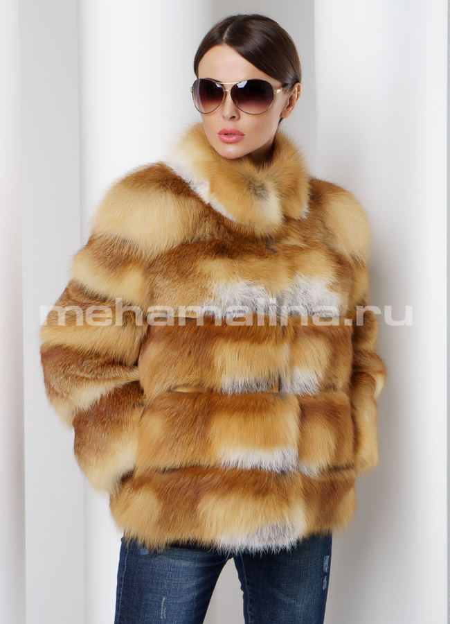 Шуба лиса модель № S-530 универмаг малина