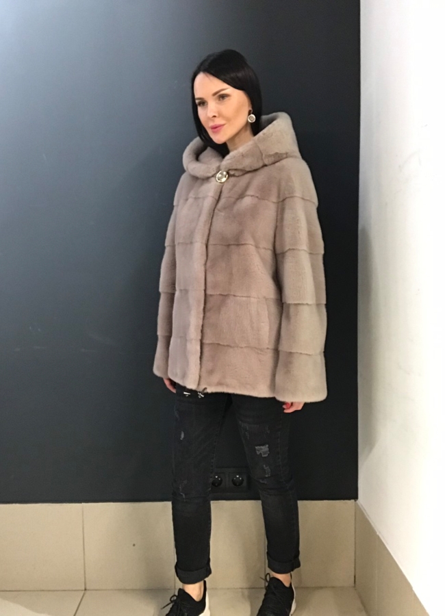 Шуба из греческой норки модель № SP/85 в кредит