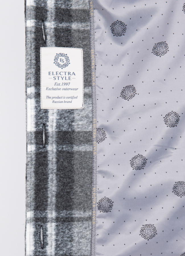 Женское пальто - рубашка  Electra Style модель № 22217 универмаг малина