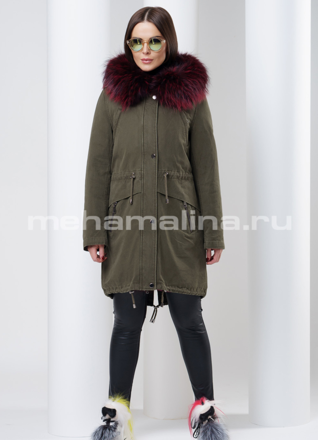 Парка женская модель № П-95 универмаг малина