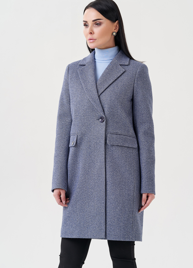 Женское пальто-пиджак модель № 22950 универмаг малина