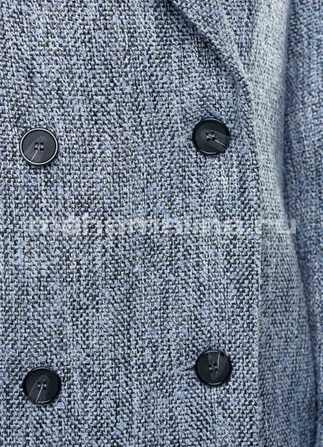 Двубортное пальто модель № BP-158 универмаг малина