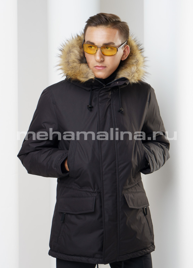 Куртка с капюшоном модель № KM-14 универмаг малина