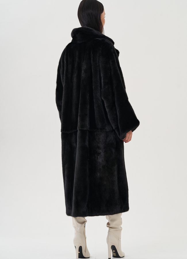 ​Норковая шуба из меха saga fur модель № 24964 в кредит