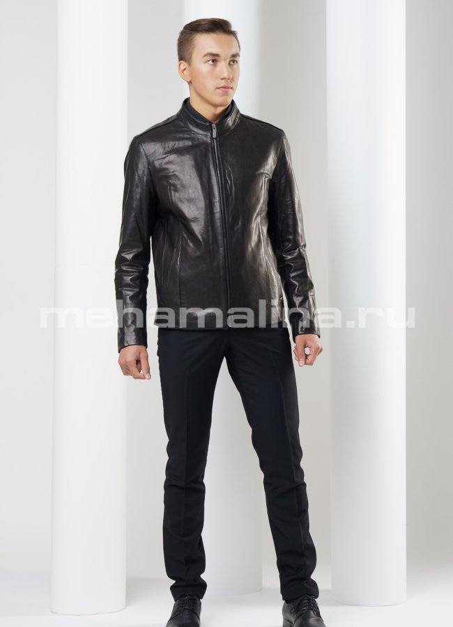 Кожаная куртка модель № KP-148 в кредит