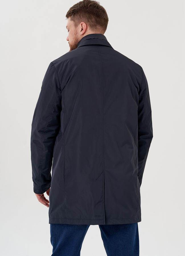 Мужская куртка синего цвета  модель № 23942 универмаг малина