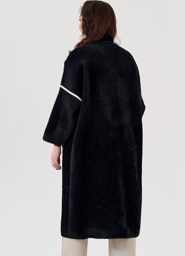 Длинный кардиган с английским воротником  модель № 22478 универмаг малина