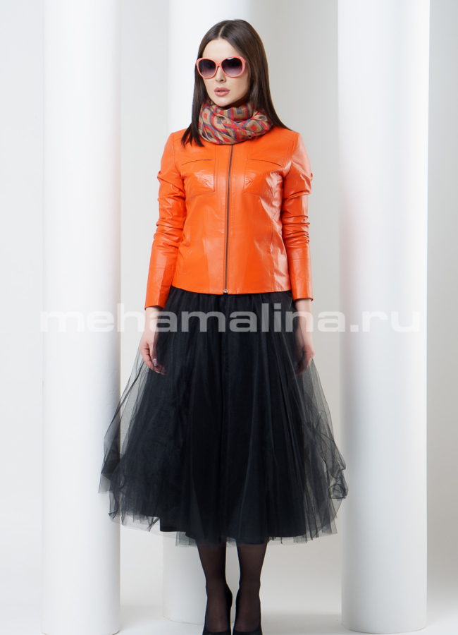 Куртка из кожи модель № K-343 в рассрочку