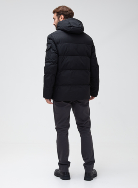 Мужской пуховик с капюшоном 