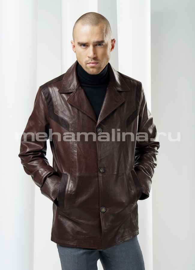 фото Куртка мужская, на пуговицах модель № KP-79