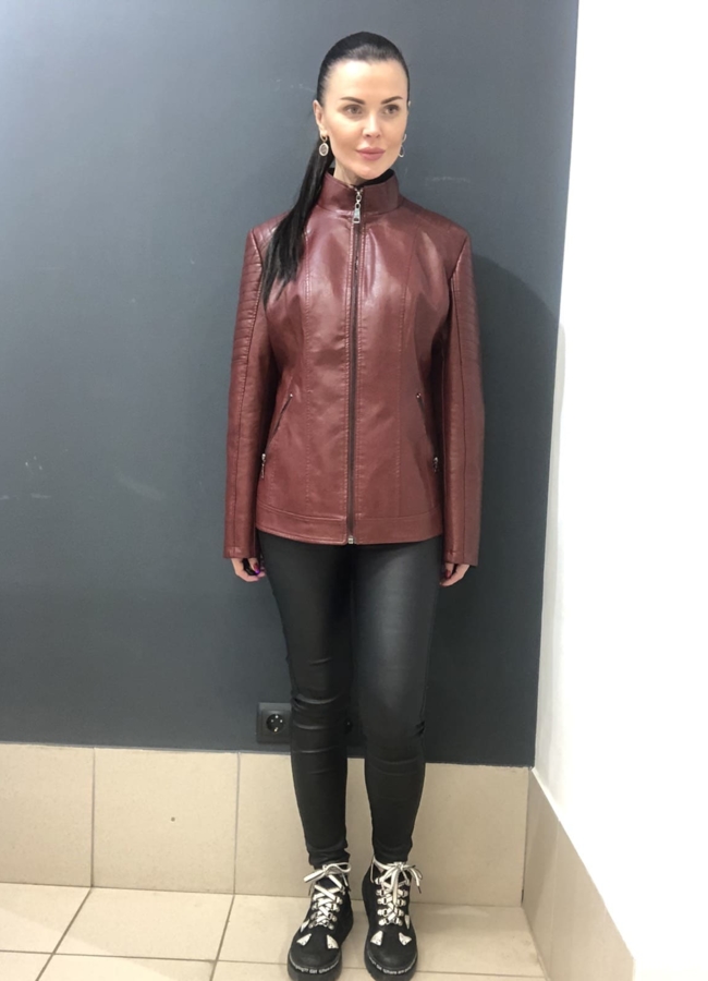 Куртка из эко кожи модель № 802 в кредит