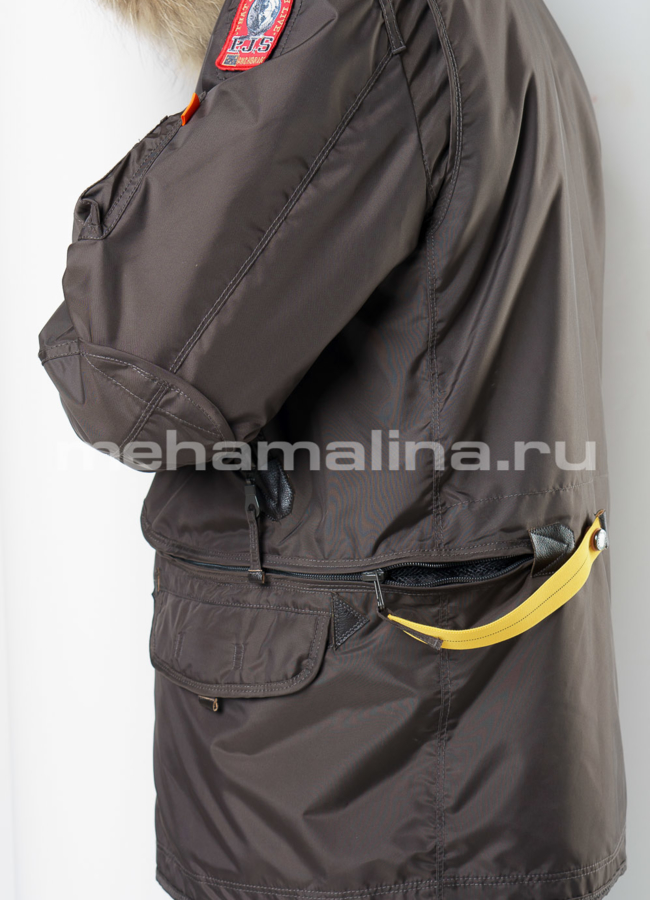 Пуховик мужской с капюшоном модель № KM-34 универмаг малина