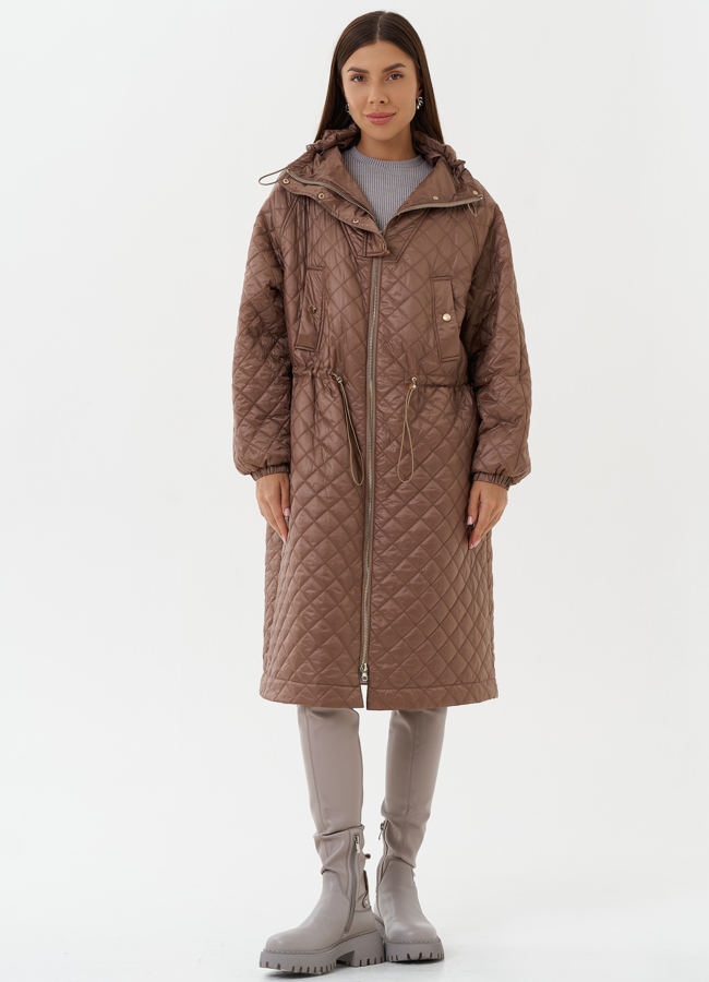 фото Женское утепленное пальто модель № 27150