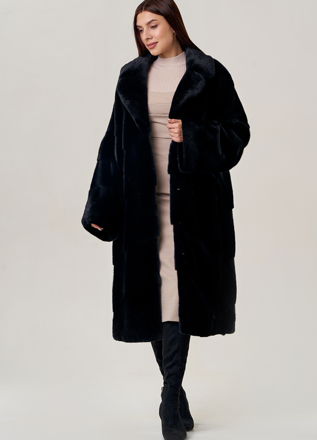 Шуба из скандинавской норки модель № 2203 универмаг малина