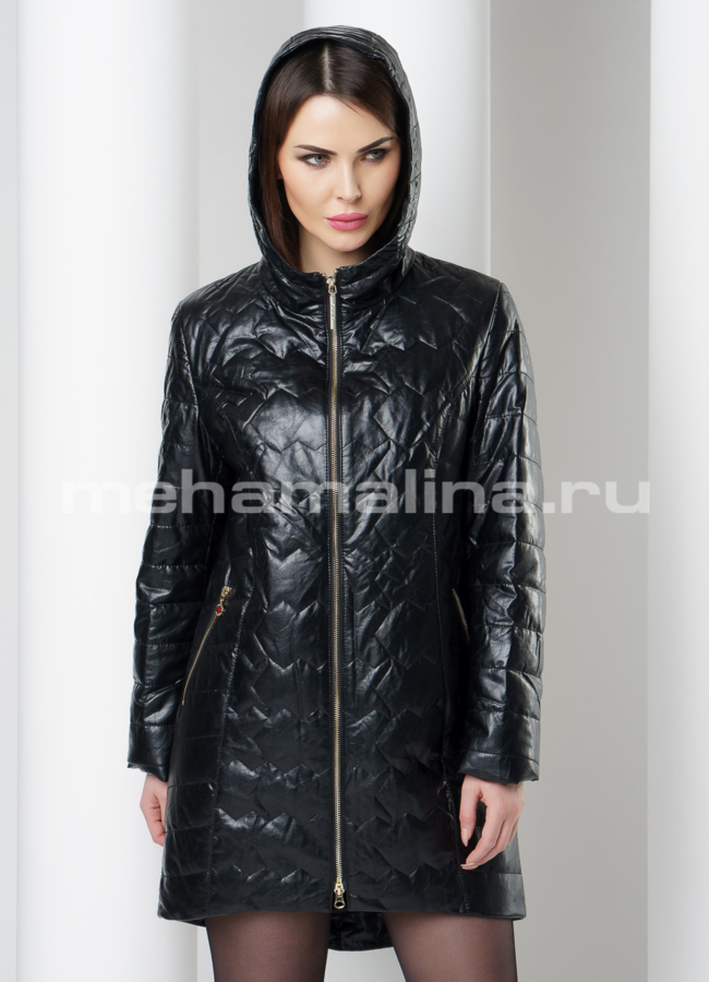 Утепленная куртка модель № K-425 универмаг малина