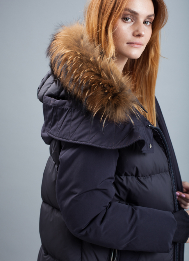 Пуховик женский модель № П-343 в кредит