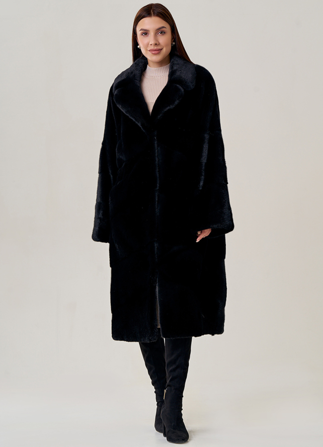 Шуба из скандинавской норки модель № 2203 универмаг малина