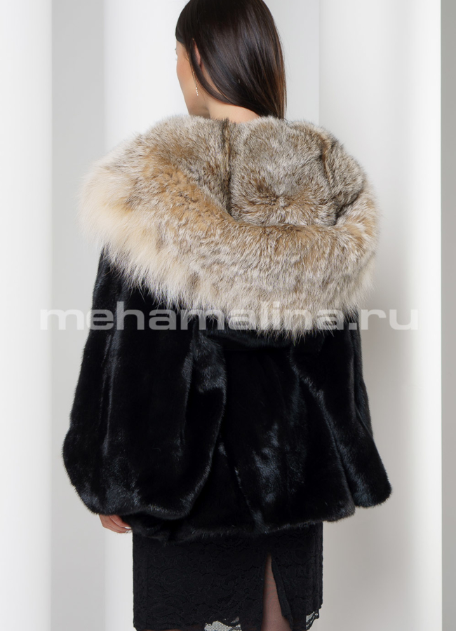 Норковая шуба модель № S-720 универмаг малина